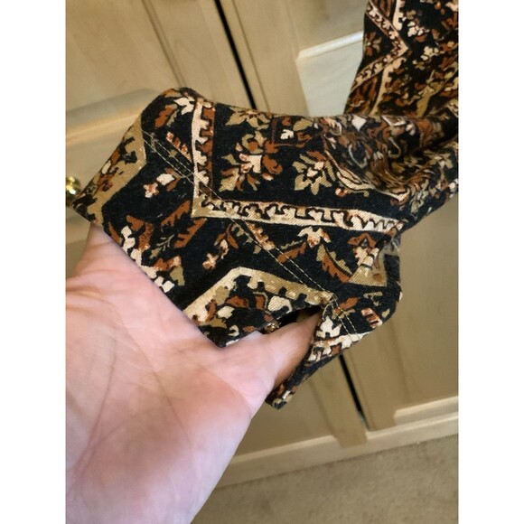 Chicos Women’s 1 US M Diamond Shapes Fall Colors Long Sleeves Tunic Top - Picture 4 of 9